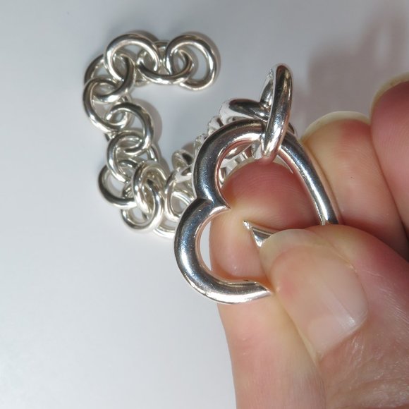 TIFFANY & Co Heart Clasp Chain Bracelet - Picture 10 of 17